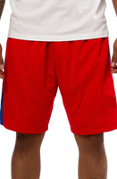 Short de basket-ball de sport en polyester à impression personnalisée pour hommes Short de basket-ball vintage unisexe en maille Design personnalisé