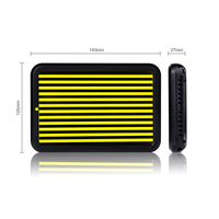 WOYO PDR010 Lampe PDR portable, petite lampe jaune pour tableau de visualisation PDR avec support et ventouse, pour la réparation de bosses sans peinture
