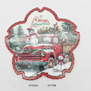 Napperon <span class=keywords><strong>de</strong></span> <span class=keywords><strong>dessous</strong></span> <span class=keywords><strong>de</strong></span> <span class=keywords><strong>plat</strong></span> en céramique en forme <span class=keywords><strong>de</strong></span> <span class=keywords><strong>fleur</strong></span> <span class=keywords><strong>de</strong></span> conception <span class=keywords><strong>de</strong></span> Noël personnalisée en Offre Spéciale décorations <span class=keywords><strong>de</strong></span> Noël pour la salle à manger - Product Image 1