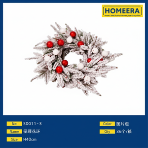 Fatto a mano in PVC ghirlanda di natale H40cm alla rinfusa 36 Per scatola di decorazioni Per feste all'ingrosso Per interni - Product Image 1