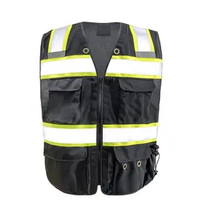 ZUJA Hi Vis Work High Visible Security Safety Vest In Stock Product Reflective Safety Clothing RTS Vest