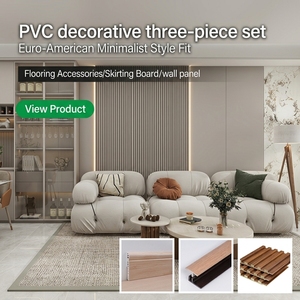 Pannelli Murali WPC Ecologici, Impermeabili e Ignifughi, Battiscopa in PVC Personalizzati, Strisce di Transizione in PVC <span class=keywords><strong>per</strong></span> Uso in Hotel/Uffici - Product Image 5