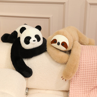 Boneka Hewan Berlengan Panjang Berbobot - Hewan Isi Dakron - Teman Penghibur - Boneka Hewan Ultra Lembut - 60cm 7 Ragam Hewan Berlengan Panjang