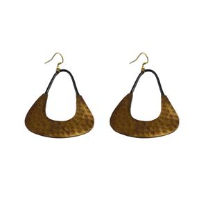 Pendientes de diseño de Latón para Decoración, aretes de diseño de corte alto, diseño de acabado chapado - Product Image 2