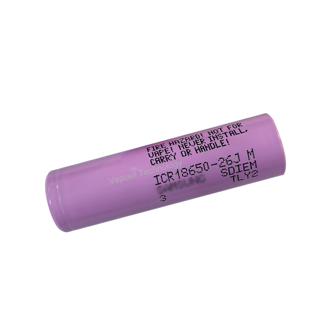 18650-26JM 2600mAh 3.6V 10A Original Li-ion Battery for Consumer Electronics Power Banks