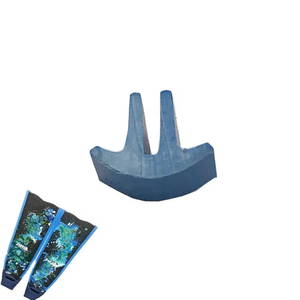 Rieles de aleta de goma con forma de riel de agua, para lippers de carbono, pesca submarina y <span class=keywords><strong>aletas</strong></span> freediving - Product Image 5