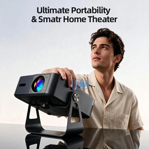 โปรเจคเตอร์พกพา A005S MINI ระบบ Android 11 ความละเอียด 4K Native 1080P Full HD รองรับ WiFi สำหรับโฮมเธียเตอร์ Netflix หนังสือนิทาน ปรับคีย์สโตนอัตโนมัติ มาตรฐาน ROHS ความสว่าง 760 ANSI - Product Image 6