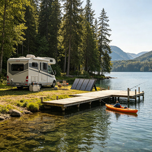 110V 600W 520Wh Outdoor <b>Power</b> Station RV trailer camping boondocking off-grid remote wilderness campsite <b>power</b> - Product Image 1