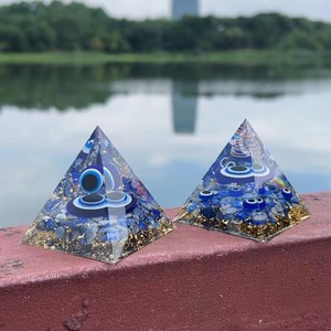 Kim tự tháp Orgone khắc tinh thể 5&6cm, mắt quỷ, có thể tùy chỉnh, trực tiếp từ nhà máy, dùng để chữa lành năng lượng & thiền định - Product Image 5