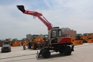 Escavatore Gommato JinGong 9085LZ-<span class=keywords><strong>8</strong></span> da 7 Tonnellate con Benna da <span class=keywords><strong>0</strong></span>,3m³ e Velocità Nominale <span class=keywords><strong>0</strong></span>-30km/h - Product Image 6