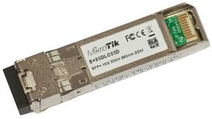 Mikrotik S + 85DLC03D 10G SFP משדר 850nm LC מחבר עבור עד 300 מטר רב מצב סיבי חיבור - Product Image 2