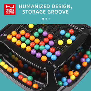 HW TOYS 48 <span class=keywords><strong>Perles</strong></span> Jeu de Puzzle Éducatif Rainbow Fever 2021 Boules Arc-en-ciel Jeux de Société Échecs de Couleur Jeux de Table Jouets - Product Image 4