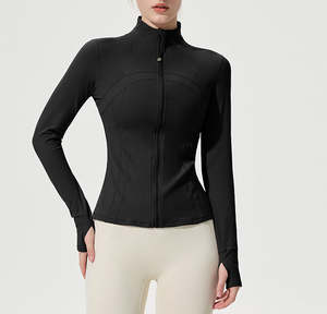 Conjunto Deportivo para Mujer, Chaqueta de Yoga con Cierre Dorado, Secado Rápido, Manga Larga, para Correr y Yoga, Disponible en Almacén en EE. UU. - Product Image 5