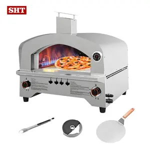 Outdoor Commercial Stainless Steel Outdoor Mini Gas 12 Inch Pizza Oven for Sale