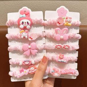 Bandeau mélodie pour enfants bébé élastique coiffure filles petit intestin anneau bandeau filles école tresse cheveux accessoires - Product Image 4