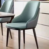 Chaise de salle à manger de luxe nordique, chaise de dossier moderne, chaise de salle à manger minimaliste italienne, tabouret de dossier de salle à manger familiale