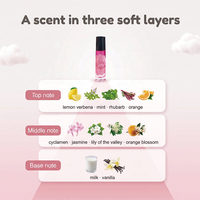 Parfum personnalisé en roll-on pour femme, 10 ml, senteur citron, menthe, orange, jasmin, cyclamen, lait, vanille, huile de parfum EDP
