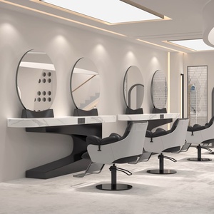 Nuevo juego de muebles de salón de belleza, lujosas sillas y mesas de peluquero, masaje de pies y juego de mesa para recortar uñas, diseño único - Product Image 5