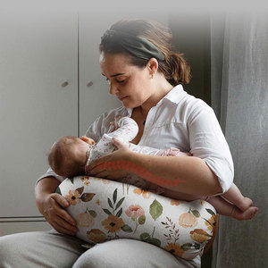 Seamind หมอนให้นมบุตรหลังคลอดรูปตัวยูพร้อมโลโก้ออกแบบได้ตามต้องการป้องกันการอาเจียนจากน้ำนมทำให้ทารกนอนและถือหมอนให้อาหาร - Product Image 2