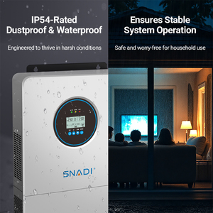 SNADI Kit Completo de Sistema de Energía <span class=keywords><strong>Solar</strong></span> 3KW 5KW, Sistema <span class=keywords><strong>Solar</strong></span> Híbrido 6KW, Kit Completo de Sistema <span class=keywords><strong>Solar</strong></span> Aislado 10KW - Product Image 4