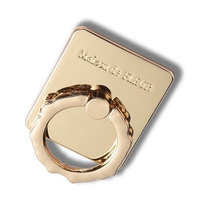 Support de téléphone de luxe avec logo personnalisé, plaqué or, durable, support de téléphone avec anneau - Product Image 6