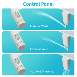 Op maat gemaakte groothandel bidetstoel voor de badkamer, niet-elektrisch, koudwater toiletspuit, zelfreinigend, dubbele spuitmond & intrekbaar <span class=keywords><strong>toilet</strong></span> bidet - Product Image 3