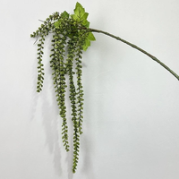 Vente directe usine : Feuillage suspendu artificiel en amaranthe, fruits en mousse et fleurs en fil de soie pour arrangements floraux et décoration intérieure