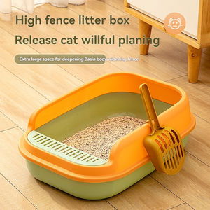 Caja automática de arena para gatos semicerrada gruesa desmontable nueva al por mayor con cubierta de gran espacio y cuchara para gatos - Product Image 4