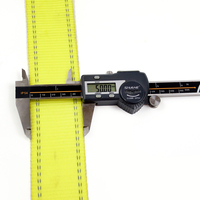 2025 nouveau jaune 2 pouces rétractable à cliquet sangles d'arrimage 5000KG capacité Polyester e-track corde à cliquet Cargo ceinture d'arrimage