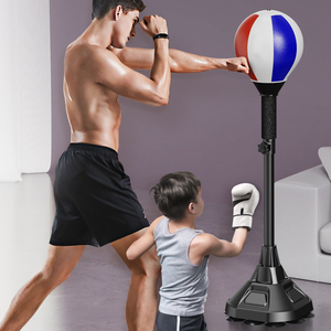 Palla <span class=keywords><strong>da</strong></span> <span class=keywords><strong>Boxe</strong></span> Verticale Regolabile Fitness Pugilato Pera Veloce Rilassante per Bambini Sacco <span class=keywords><strong>da</strong></span> <span class=keywords><strong>Boxe</strong></span> Punching Ball - Product Image 2