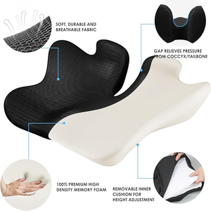 <strong>Extra</strong> <strong>Large</strong> Memory Foam Seat <strong>Cushion</strong> Thick for Long Sitting - Product Image 3