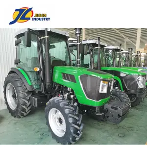 CHINA JIULIN high quality 90hp Tractor Air Condition Cabin or canopy farm tractor optional front end loader