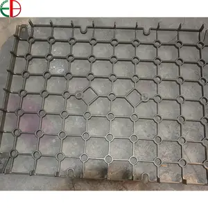 Cesta de hierro fundido resistente al calor, rejilla de chimenea EB3377
