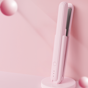 Ferro piatto elettrico multifunzione piastra per capelli Design portatile in ceramica - Product Image 3