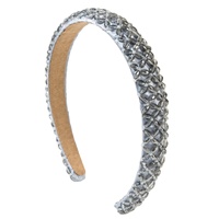 Vente en gros de luxe bandeau en cristal avec strass pour femmes