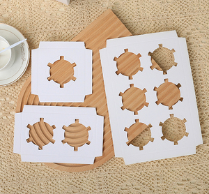 Vente chaude de haute qualité <span class=keywords><strong>en</strong></span> <span class=keywords><strong>carton</strong></span> blanc <span class=keywords><strong>mariage</strong></span> 12 trous Cupcake boîtes emballage Muffin papier tasse pour boulangerie - Product Image 4