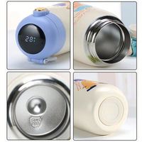 Bouteille d'eau isotherme en PP de 16 oz avec lecteur de musique sans fil, isolation thermique 0-6 heures, infuseur à thé, design unisexe, idéale pour la sublimation