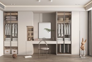 Specchio da Toeletta Minimalista Illuminato Regolabile, Mobile Moderno in Acciaio Inox con Pannello in Legno e Vano Portaoggetti per Camera da Letto e Soggiorno - Product Image 2