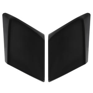 Coques latérales extensées noires vives pour Harley Street Road Glide 89-13 09 - Product Image 5