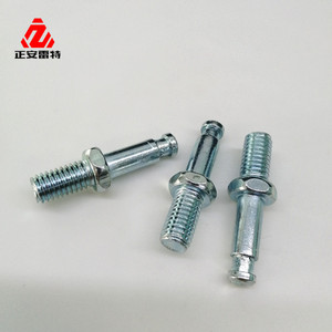 Pernos hexagonales de acero al carbono métricos Zhang'an Leite, diámetro de cabeza de 12 mm, clase 8.8, zincados, rosca estándar - Product Image 5