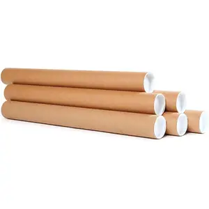 customized printed cowhide paper core roll industrial cardboard tubes with adhesive cover
