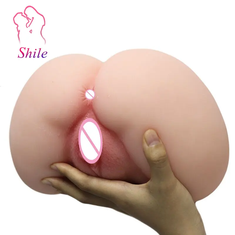 Vagina For Men Real Feel Love Dolls Masturbation Big Ass Realistic Tight Vagina And Anus Artificial Silicone Double Pussy