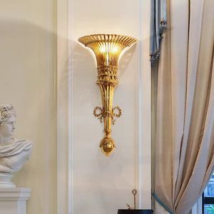 Lampada <span class=keywords><strong>da</strong></span> <span class=keywords><strong>Parete</strong></span> Stellight in Stile Europeo Moderno, Design in Ottone Intrecciato, LED Dorato, Bronzo Francese, per Villa, Corridoio, Ingresso, Casa, Ufficio - Product Image 3