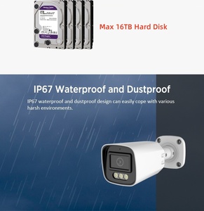 Ngoài trời 8MP 4k PoE CCTV An ninh <span class=keywords><strong>8</strong></span> KÊNH NVR CCTV giám sát IP Hệ thống camera với phát hiện chuyển động - Product Image 4