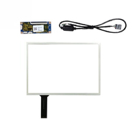 Panel Táctil Industrial de 10.4 Pulgadas, Directo de Fábrica OEM, MOQ Bajo, Personalizado, 10 Puntos Multitáctiles, Capacitivo, Marco Abierto, Resistente al Agua