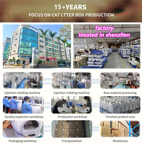 Lavabo eléctrico completamente automático, caja de arena inteligente para gatos, inodoro para gatos, cajas de arena autolimpiables, caja de arena para inodoro para gatos - Product Image 5