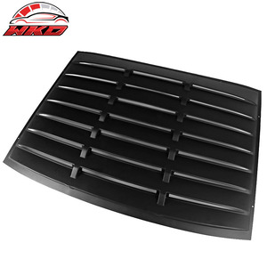 Convient aux Ford Mustang Gt V6 V8 de 2005 à 2014, couvercle de fenêtre arrière, noir mat, ABS durable, garniture extérieure automobile, accessoire extérieur - Product Image 2