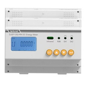 Acrel DJSF1352-RN DC Energy Meter Dual Channel Rail Mounted 1500V Single Phase Voltage Measurement - Product Image 1