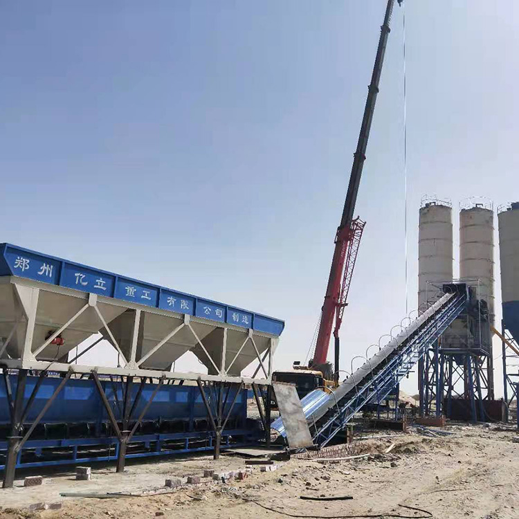 YILI 60 м3/ч полностью автоматический ленточный конвейер бетонный завод для продажи