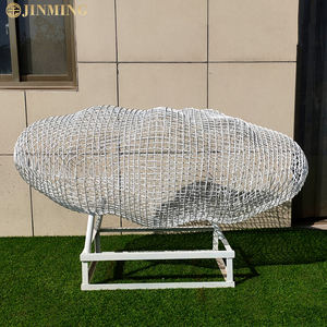 Escultura de hormiga de acero inoxidable, escultura de hormiga perforada, escultura de animal de césped comunitario, escultura de hormiga tejida - Product Image 4